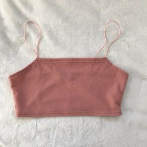 Pink Crop Top